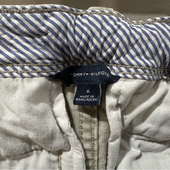 3 for $45_ Tommy Hilfiger Slim Fit Beige pants 98% cotton, adjustable waist - Picture 8 of 11
